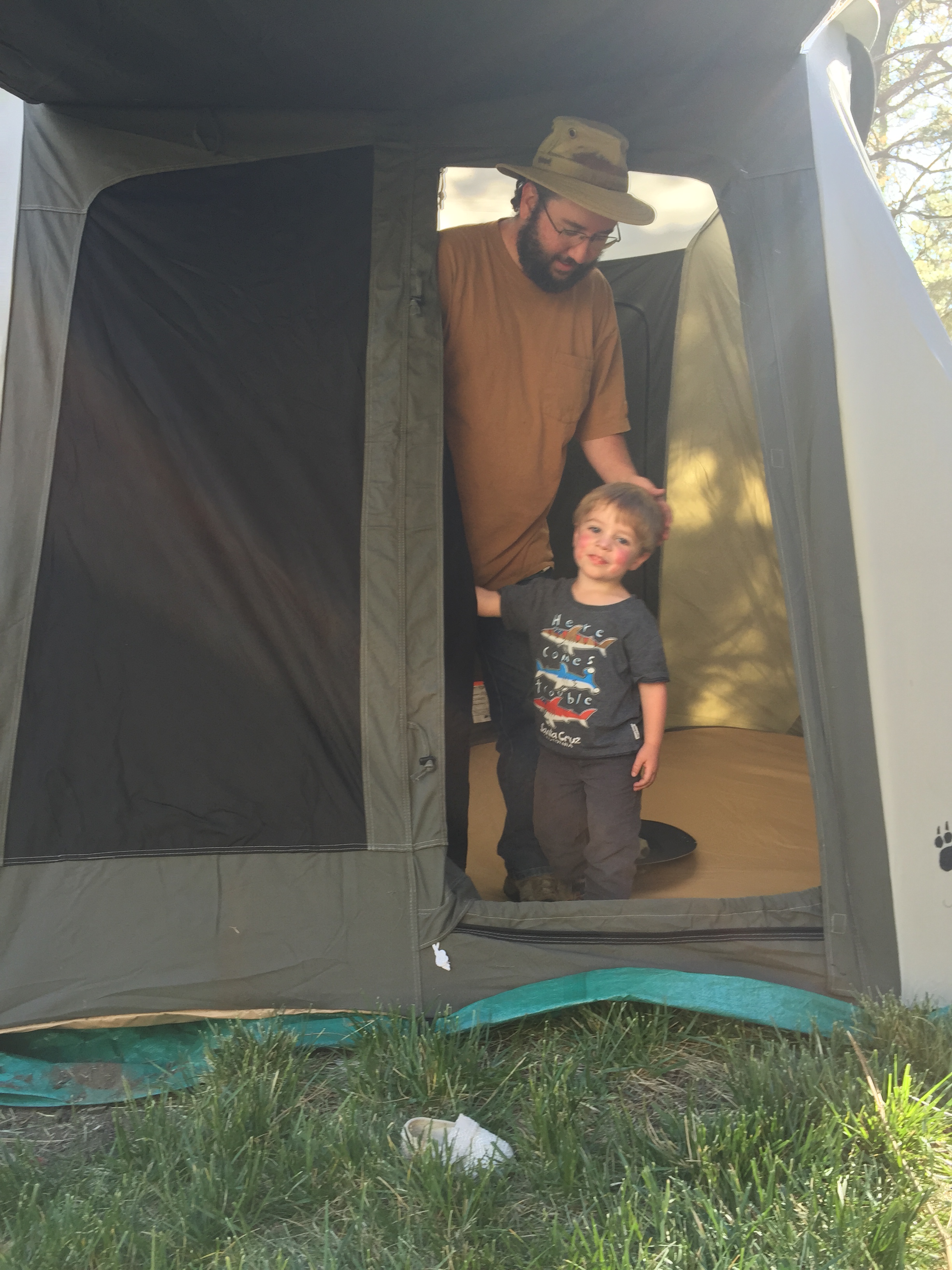 backyard camping