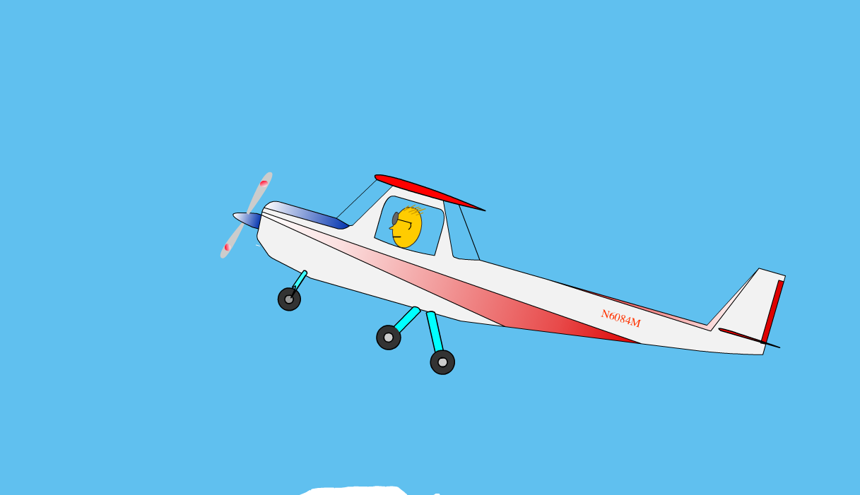 Flash airplane